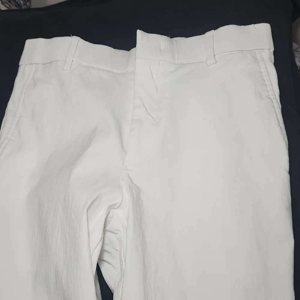 Ralph Lauren White Rayon Blend Pants